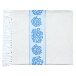 Saral Home White Cotton Bath and Hand Towel Sets Set image 2