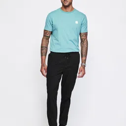 Red Flame Men Mid Rise Stretchable Joggers-image-14