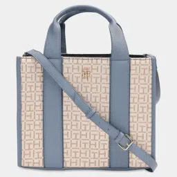 Tommy Hilfiger Light Stone Logo Satchel Bag-picture-11