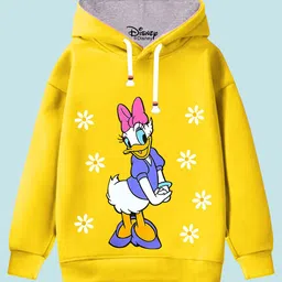 YK Disney Girls Printed Hooded Sweatshirt-picture-23