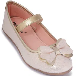boyz n galz Bow Applique & Glitter Detailed Mary Jane Ballerinas - Pink image 3