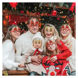 Fiddlerz Christmas Tree Goggles for Christmas Party Accessories Festive Holiday Eyewear for Kids and Adults Perfect for Celebrations-(Pack of 6) image 5