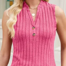 StyleCast x Revolte Women Ribbed Fitted Top image 4