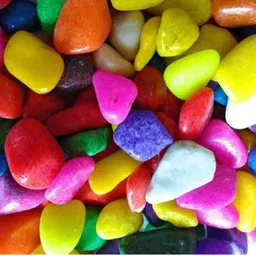 himansi STONE 1KG Painted Round Crystal Stone image 3