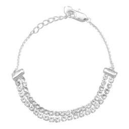 Juicy Couture Silver Ariel Crystals Bracelet for Women-image-22