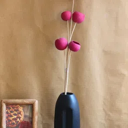 WEAVING HOMES Pink & White 10 Pieces Bael Cups Artificial Plants-picture-39