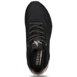 Skechers Women's UNO - SHIMMER AWAY Black Sneakers image 4