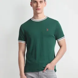 U.S. Polo Assn. Green Muscle Fit Crew T-Shirt-image-27