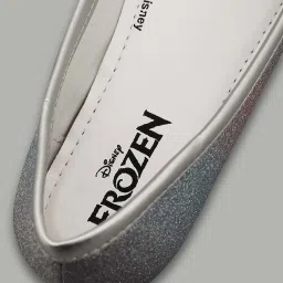 Kidsville Kids Girls Frozen Printed Silver Ballerina image 4