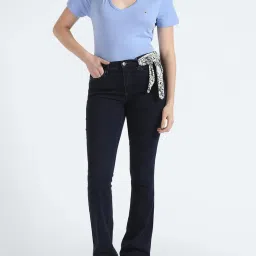 Tommy Hilfiger White & Blue Slim Fit T-Shirt - Pack of 2 image 4