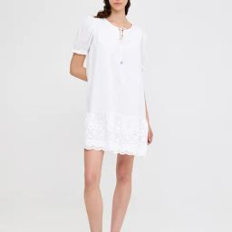 Cover Story White Regular Fit Shift Dress-picture-45
