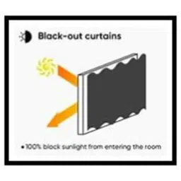 Saral Home Mehroon Cotton Plain Curtain image 5