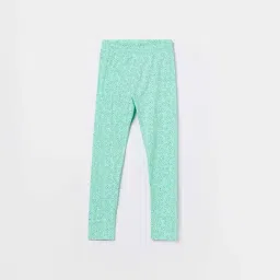 Fame Forever by Lifestyle Girls Green Cotton Printed Knit Bottom-picture-26