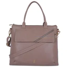 Baggit Lxe Stifle Pink Solid Medium Handbag-picture-14