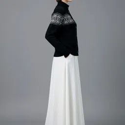 Mast & Harbour Women Fair Isle Printed Cardigan image 2