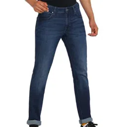 Wrangler Blue Slim Fit Low Rise Jeans-picture-35