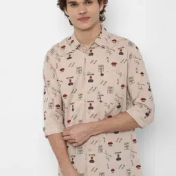 Forever 21 Brown Cotton Regular Fit Printed Shirts-picture-15