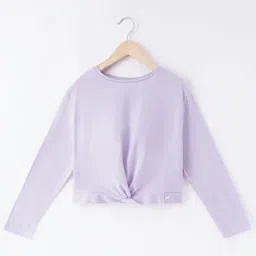 Ed-a-Mamma Kids Purple Cotton Regular Fit Full Sleeves T-Shirt-picture-24