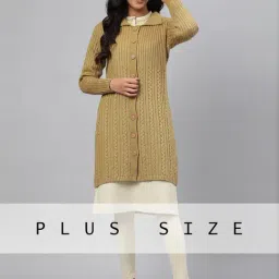 Aurelia Brown Regular Fit Cardigan-picture-31