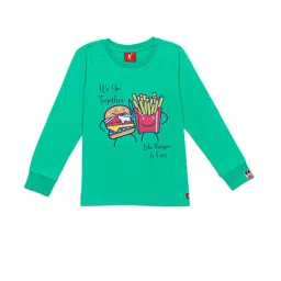 H by Hamleys Boys Green Printed Full Sleeves T-Shirt-picture-13