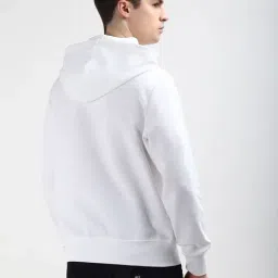 Tommy Hilfiger White Cotton Regular Fit Logo Printed Pullover image 2