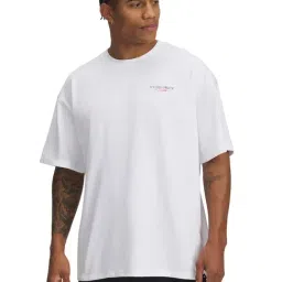 UNDER ARMOUR White Cotton Regular Fit Graphic T-Shirt-picture-38