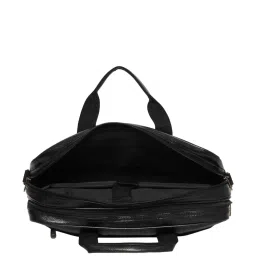 Priority Black Synthetic Large Messenger Bag image 4