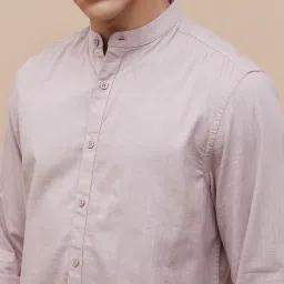 Code By Lifestyle Pink Regular Fit Shirt image 4