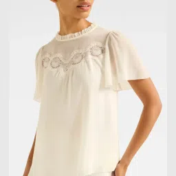 forever new Martha Lace Insert Blouse image 4