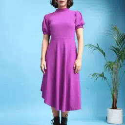 Purvaja Magenta Regular Fit Dress-picture-20