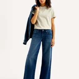 Levi's Blue Low Rise Relaxed Fit Jeans image 4