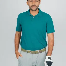 Inesis By Decathlon Jungle Green Slim Fit Sports Polo-picture-38