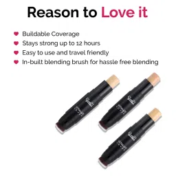 Glam21 Ultimate Cover Foundation 03 Soft Beige - 8 gm image 4