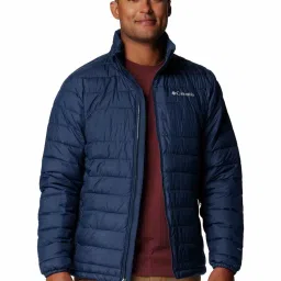Columbia Collegiate Navy Regular Fit Quilted Sports Jacket image 4