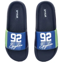 Spykar Men's PETERSON Royal Blue Slides image 4