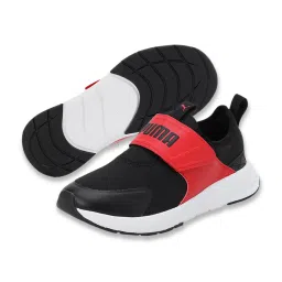 Puma Kids Black & Red Casual Sneakers image 4