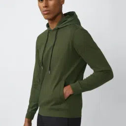 Van Heusen Flex Green Regular Fit Printed Hooded SweatShirt image 3