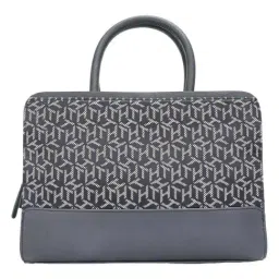 TOMMY HILFIGER Navy & White Logo Medium Satchel image 2