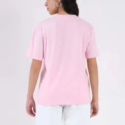 Madame Pink Cotton Regular Fit T-Shirt image 2