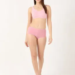 Jockey Pink Full Coverage Wireless Beginner's Bra image 4