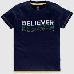 Codez Kids Navy Graphic Print T-Shirt-picture-47