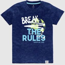Codez Kids Blue Printed T-Shirt-picture-21