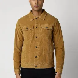 Van Heusen Yellow Slim Fit Denim Jacket-picture-17