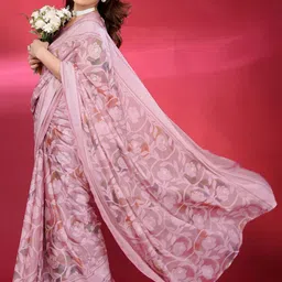 Mitera Floral Printed Saree image 2