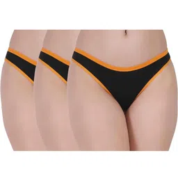 ORLIZEA Pack of 3 Women Low-Rise Cotton Blend Thongs-image-69