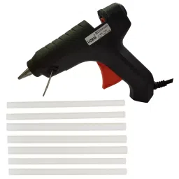 Fadman 40 W Hot Melt Glue Gun with 7 Sticks Standard Temperature Black 11 mm Stick Dia., 40WATT-NEWBLACK-RED-TRIGGER-(7STCKS)-picture-35