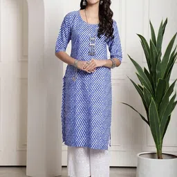 Ethnic basket Women Pack Of 2 Multicoloured Crepe Kurtas image 5