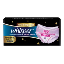 Whisper Super Absorbent Disposable Period Panties - Size L-XL - 12Pcs-picture-53