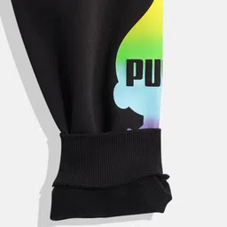 Puma x Trolls Boys Humour & Comic Placement Print Knitted Joggers image 5