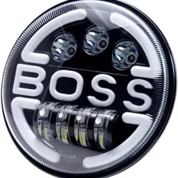 BIKEBLOOM LED Headlight for Royal Enfield Classic 350, Classic 500, Bullet 350, Bullet Electra () image 1